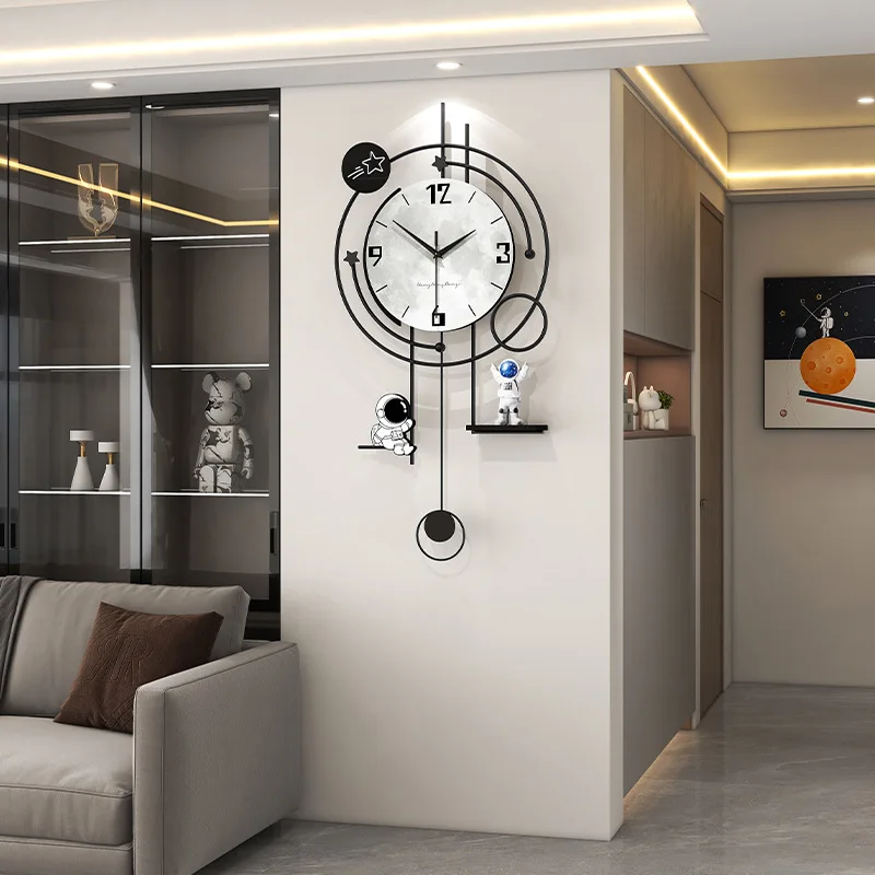 Unique Design Space Explorer Wall Clock Home Decoration Clock Living Room Retro Style Advanced Decorative Clock
Unique Design Space Explorer Wall Clock Home Decoration Clock Living Room Retro Style Advanced Decorative Clock