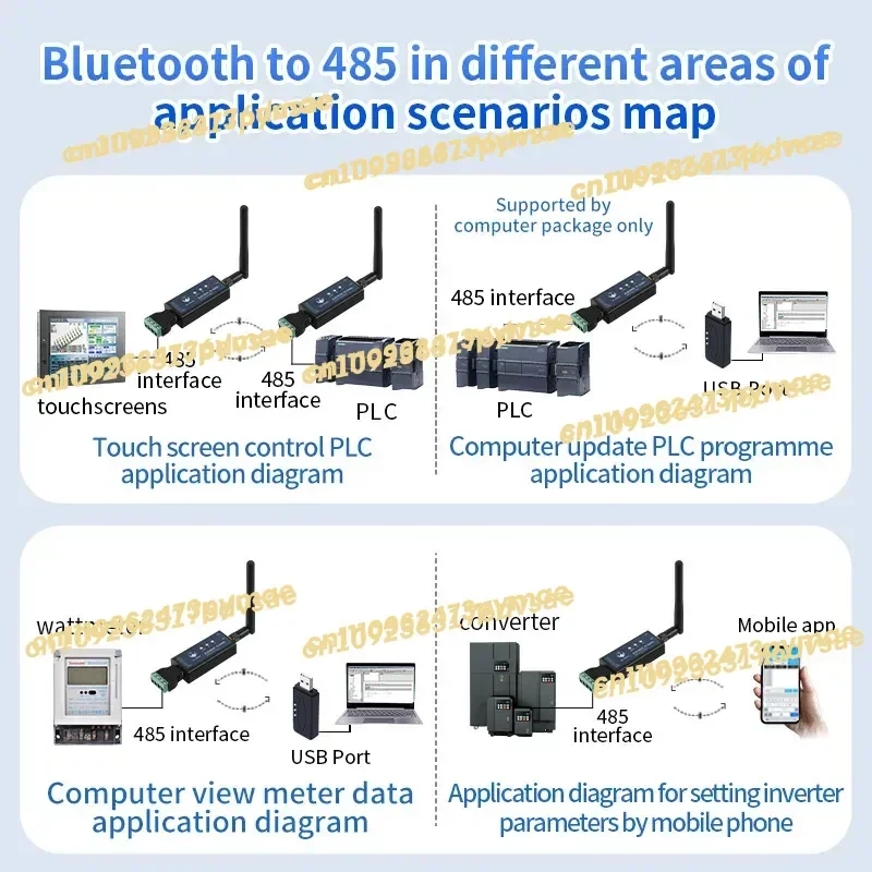 NEW In Stock DX-CP24 Wireless Bluetooth Communication Module to RS485 Converter Change Wired to Wireless Modbus Protocol for Dev
NEW In Stock DX-CP24 Wireless Bluetooth Communication Module to RS485 Converter Change Wired to Wireless Modbus Protocol for Dev