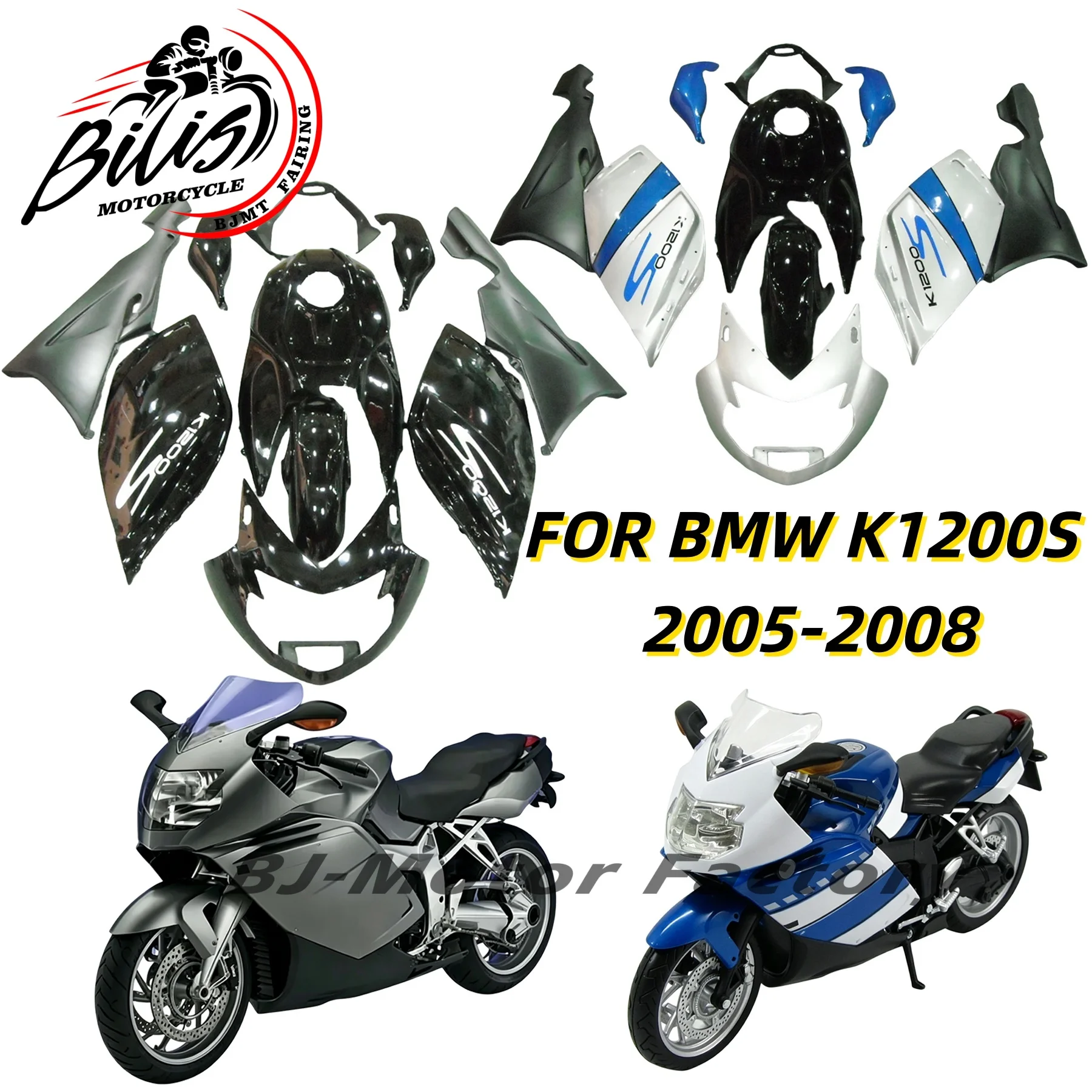 Advanced Motorcycle Fairing Parts For BMW K1200S 2005 2006 2007 2008 05-08 ABS Red White Blue Fairings Bodywork Set
Advanced Motorcycle Fairing Parts For BMW K1200S 2005 2006 2007 2008 05-08 ABS Red White Blue Fairings Bodywork Set