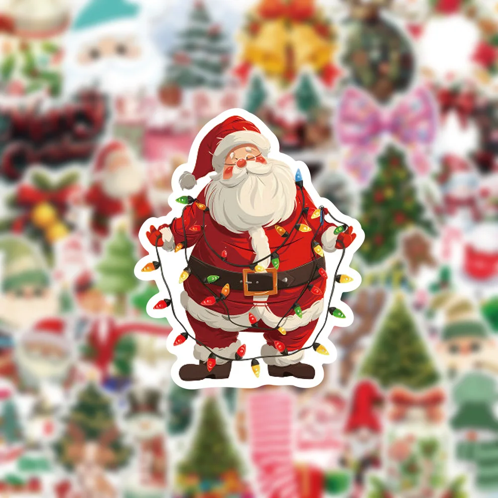 54PCS Cute Christmas Aesthetic Graffiti Stickers Cartoon Santa Claus Decals for Suitcase Guitar Laptop DIY Vintage Sticker
54PCS Cute Christmas Aesthetic Graffiti Stickers Cartoon Santa Claus Decals for Suitcase Guitar Laptop DIY Vintage Sticker