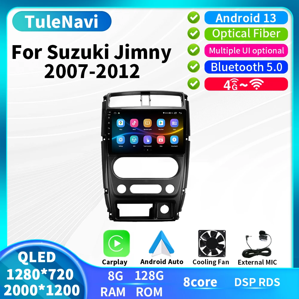 For Suzuki Jimny 2007 - 2012 Android Auto Carplay Car Radio Stereo Multimedia Player GPS Navigation Smart System
For Suzuki Jimny 2007 - 2012 Android Auto Carplay Car Radio Stereo Multimedia Player GPS Navigation Smart System