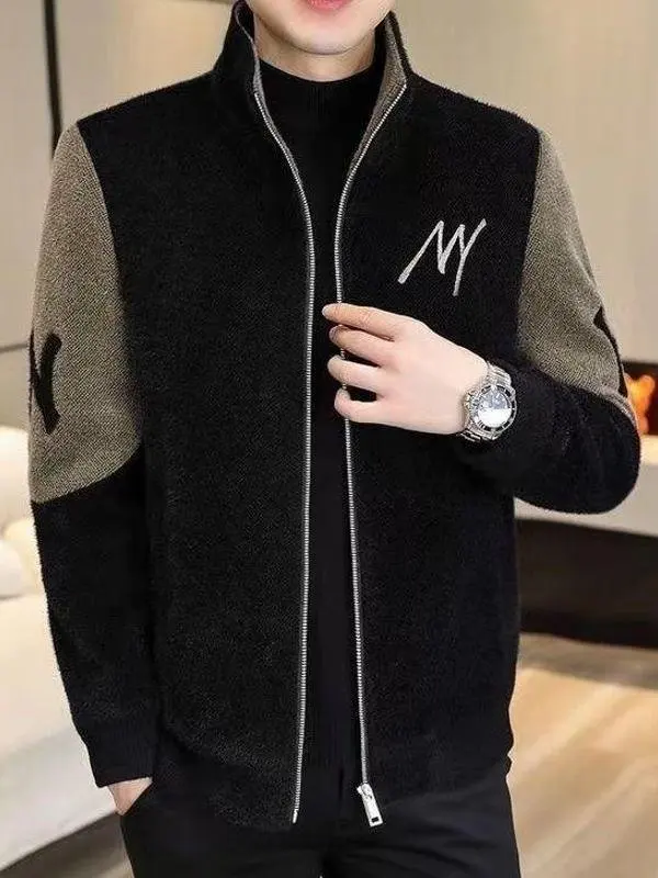 Men's ort Woolen Jaet Autumn Winter Casual Embroidered Versatile Youth Coat Breathable V-Ne Busin Wear Loose Fit
Men's ort Woolen Jaet Autumn Winter Casual Embroidered Versatile Youth Coat Breathable V-Ne Busin Wear Loose Fit