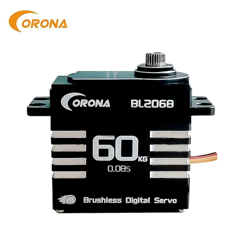 BL2068HV 8.4V 60KG 0.08sec Corona Futaba Magnetic Brushless Waterproof Steel Gear 88g IP68 Metal Servo for Crawler Buggy
BL2068HV 8.4V 60KG 0.08sec Corona Futaba Magnetic Brushless Waterproof Steel Gear 88g IP68 Metal Servo for Crawler Buggy