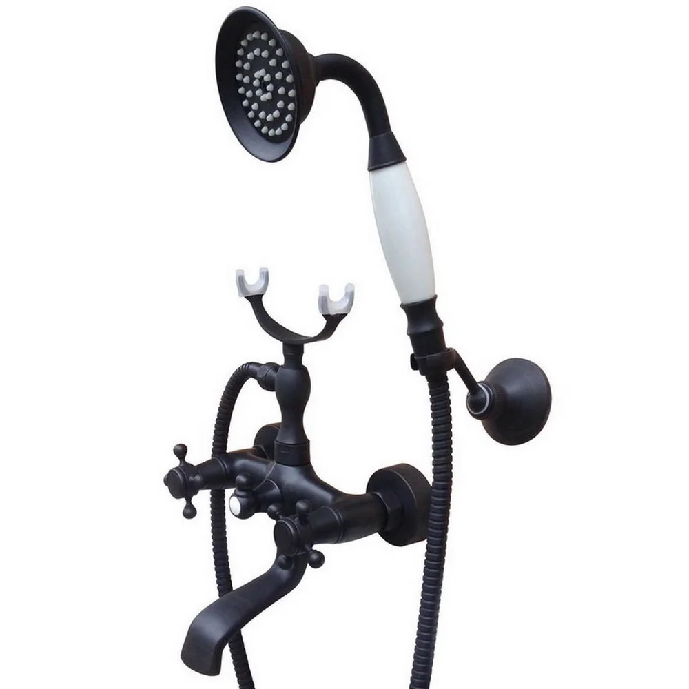 Black oil Antique Brass Wall Mount Bathroom Bathtub Faucet Set WITH/ 1500MM Handheld Shower Spray Head Mixer Tap Dtf607
Black oil Antique Brass Wall Mount Bathroom Bathtub Faucet Set WITH/ 1500MM Handheld Shower Spray Head Mixer Tap Dtf607
