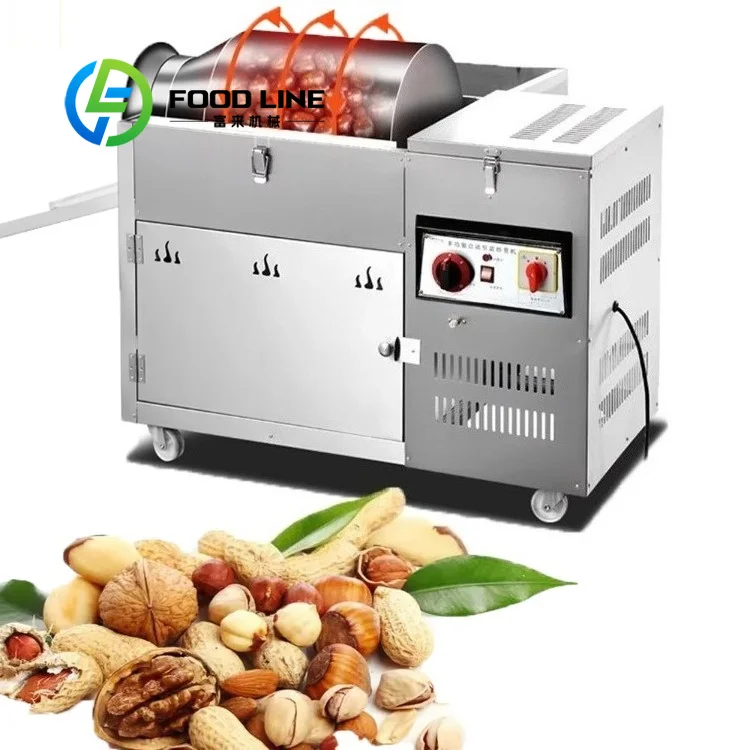Automatic Feeding Nut Roaster Labor Saving Loading Design Reduce Manual Operation Strength In Large Batch Processing Work
Automatic Feeding Nut Roaster Labor Saving Loading Design Reduce Manual Operation Strength In Large Batch Processing Work