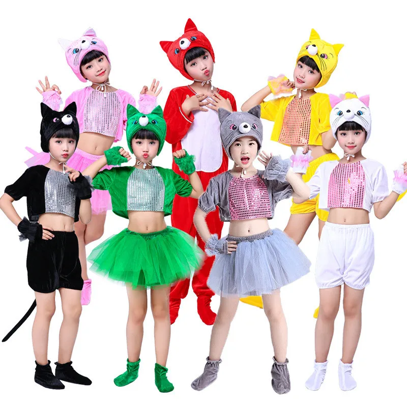 Children Kids Animal Costume Cosplay Cat Halloween Animals Costumes Jumpsuit for Boy Girl Stage Performance Dance Clothing
Children Kids Animal Costume Cosplay Cat Halloween Animals Costumes Jumpsuit for Boy Girl Stage Performance Dance Clothing