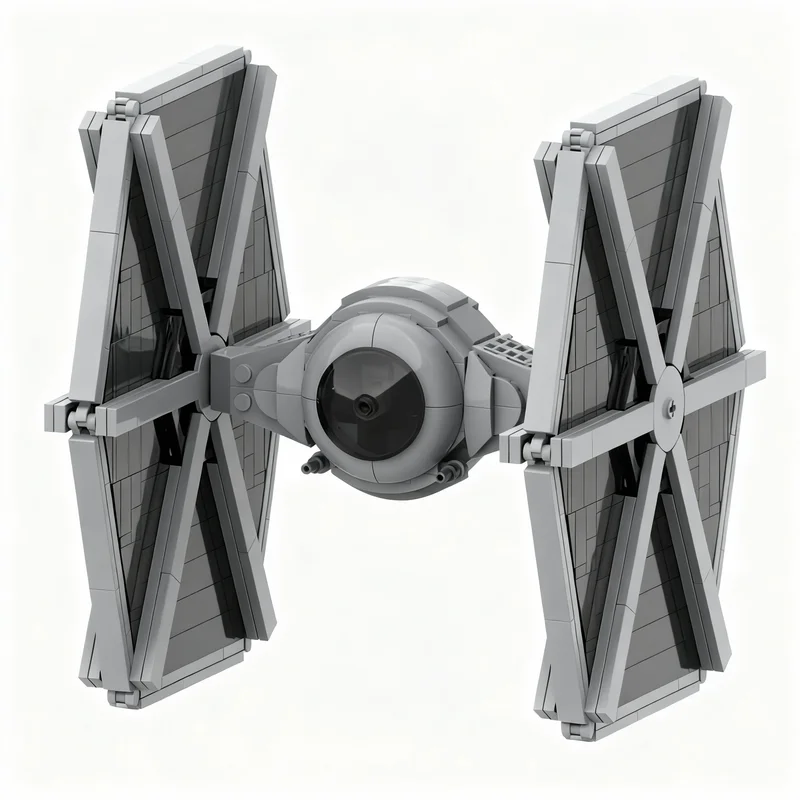 NEW 489PCS MOC Space Battle Tie Starfighter Model Premium Display Building Blocks DIY Creative Home Decor Gift Collectible Ideas
NEW 489PCS MOC Space Battle Tie Starfighter Model Premium Display Building Blocks DIY Creative Home Decor Gift Collectible Ideas