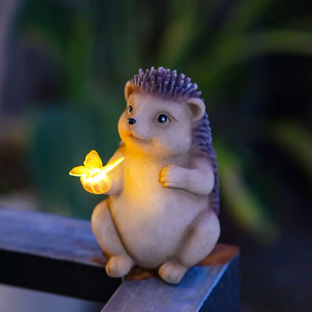 Crafts Resin Solar Hedgehog Statue Ornament Cute Waterproof Animal Sculptures Lamp Creative Vivid Art Figurine Light Living Room
Crafts Resin Solar Hedgehog Statue Ornament Cute Waterproof Animal Sculptures Lamp Creative Vivid Art Figurine Light Living Room