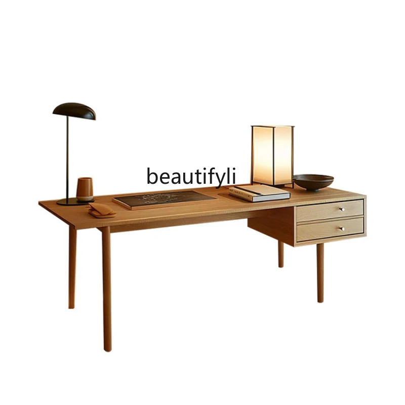 Nordic Home Solid Wood Office Computer Desk Writing Desk White Wax Bedroom Desk
Nordic Home Solid Wood Office Computer Desk Writing Desk White Wax Bedroom Desk