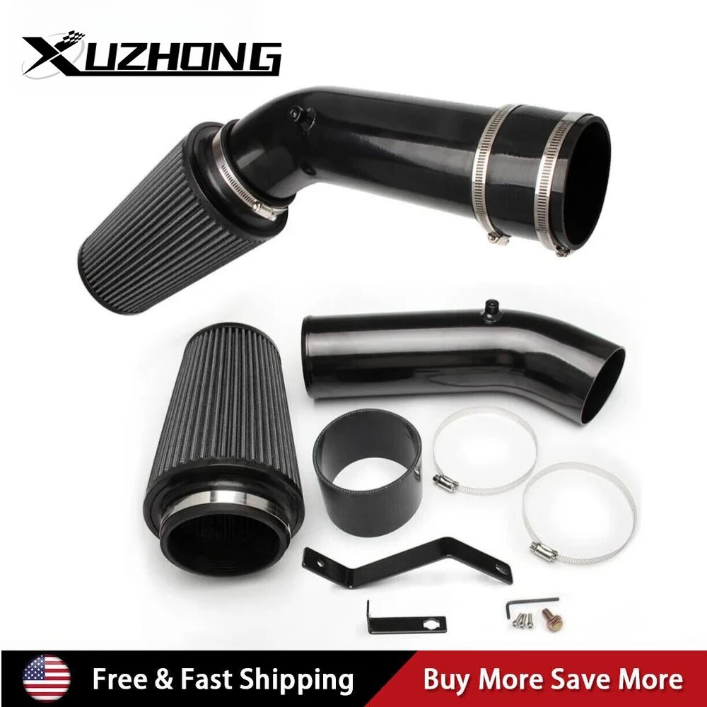 Aluminum Cold Air Intake Tube & Filter For 1999.5-2003 F250 F350 F450 Super Duty 7.3L Powerstroke Diesel Black
Aluminum Cold Air Intake Tube & Filter For 1999.5-2003 F250 F350 F450 Super Duty 7.3L Powerstroke Diesel Black