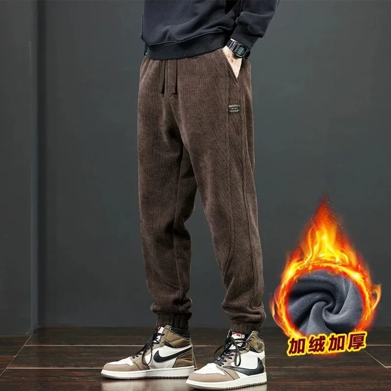 New Winter Sweatpants Men's Velvet Thickened Casual Autumn and Winter Corduroy Pants
New Winter Sweatpants Men's Velvet Thickened Casual Autumn and Winter Corduroy Pants