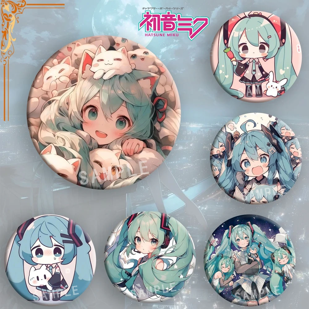 1/6 шт. значок Hatsune Miku, милый аниме-сувенир, 58/75 мм, для рюкзака, куртки, шляпы, декоративный кулон, аксессуар, подарок для фанатов аниме, украшение
1/6 шт. значок Hatsune Miku, милый аниме-сувенир, 58/75 мм, для рюкзака, куртки, шляпы, декоративный кулон, аксессуар, подарок для фанатов аниме, украшение