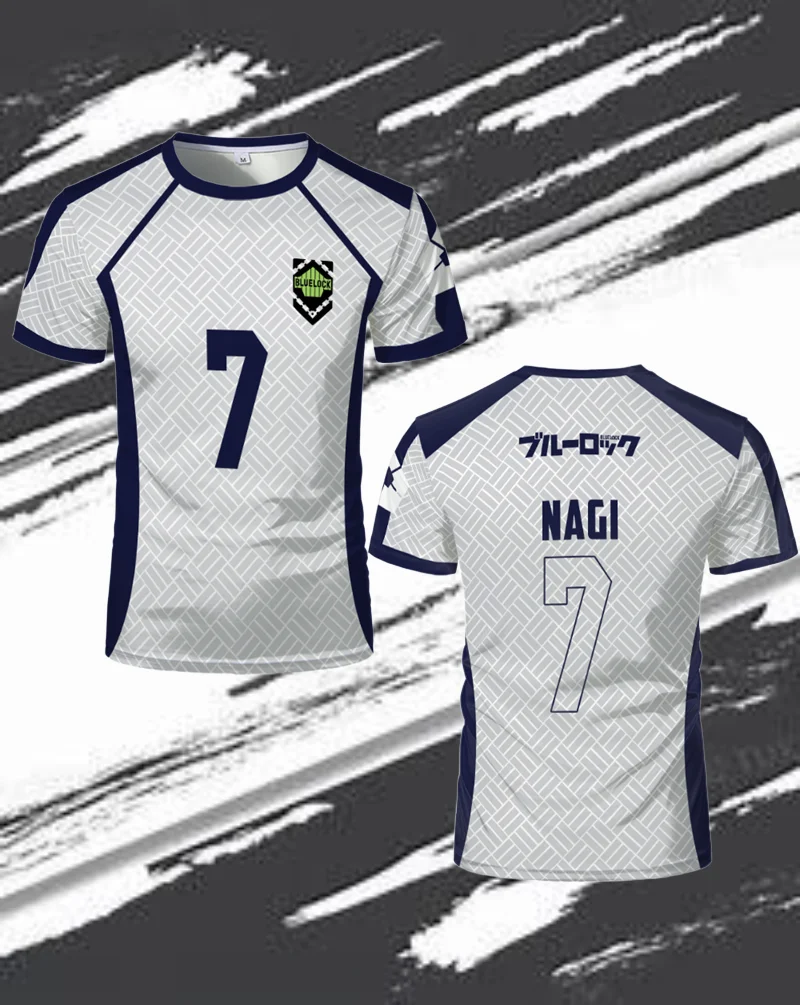 2024 Summer New Men's Blue Lock Anime Soccer Jersey T-shirt Women's Round Neck Sports Tops Children's Casual Short Sleeve Tshirt
2024 Summer New Men's Blue Lock Anime Soccer Jersey T-shirt Women's Round Neck Sports Tops Children's Casual Short Sleeve Tshirt