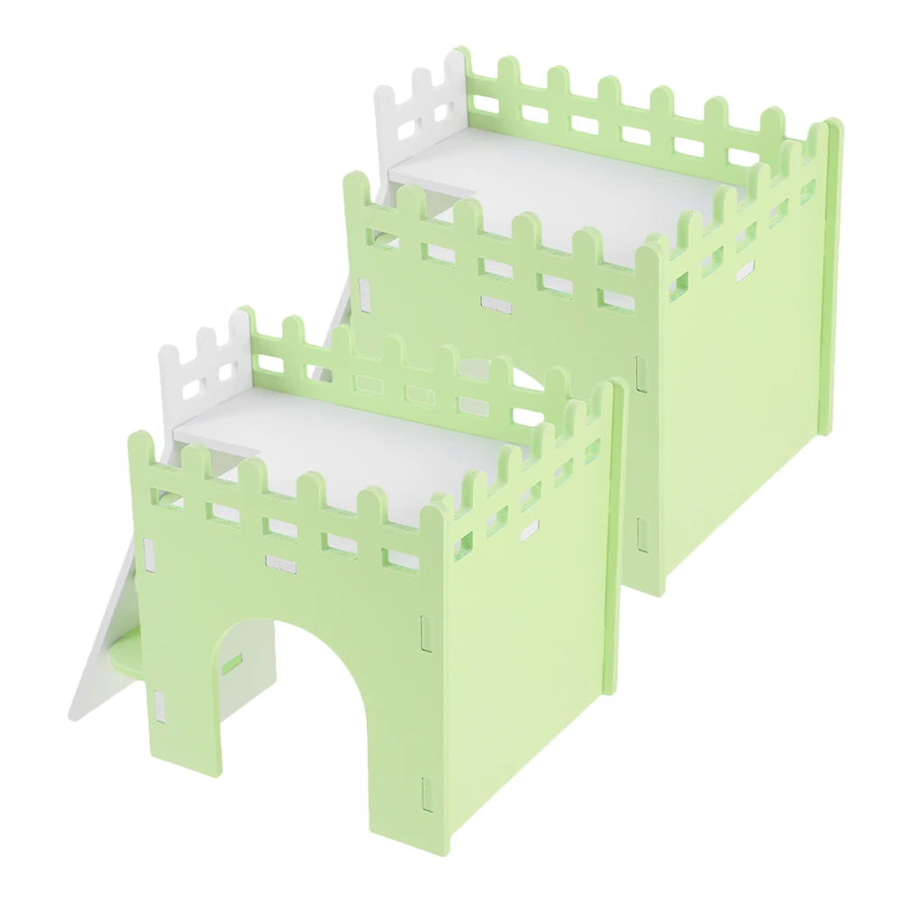 2Pcs Hamster Hideout PVC Durable Houses Cage Small Green Color Pet Supplies Guinea Pig House Rabbit Toy
2Pcs Hamster Hideout PVC Durable Houses Cage Small Green Color Pet Supplies Guinea Pig House Rabbit Toy