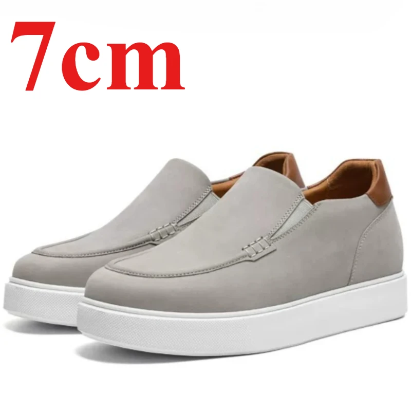 Invisible Inner Height Increasing Loafers 7cm Elevator Shoes for Men's Outdoor Sports Shoes Wear-resistant Commuter Hiking Shoes
Invisible Inner Height Increasing Loafers 7cm Elevator Shoes for Men's Outdoor Sports Shoes Wear-resistant Commuter Hiking Shoes