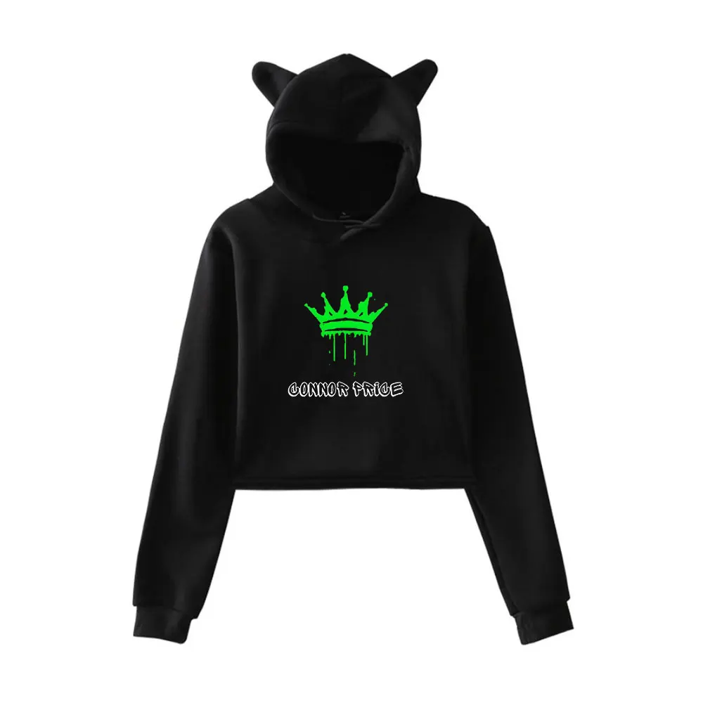 Connor Price Vintage 90s Streetwear logo Hoodie Merch Hoodies Sweatshirts for Girls Cat Ear Crop Fashion Sports Pullover
Connor Price Vintage 90s Streetwear logo Hoodie Merch Hoodies Sweatshirts for Girls Cat Ear Crop Fashion Sports Pullover