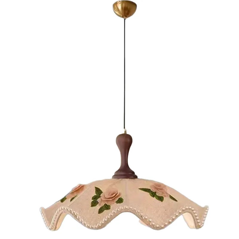 Fabric chandelier restaurant new pattern solid wood chandelier retro dining table above lamps
Fabric chandelier restaurant new pattern solid wood chandelier retro dining table above lamps
