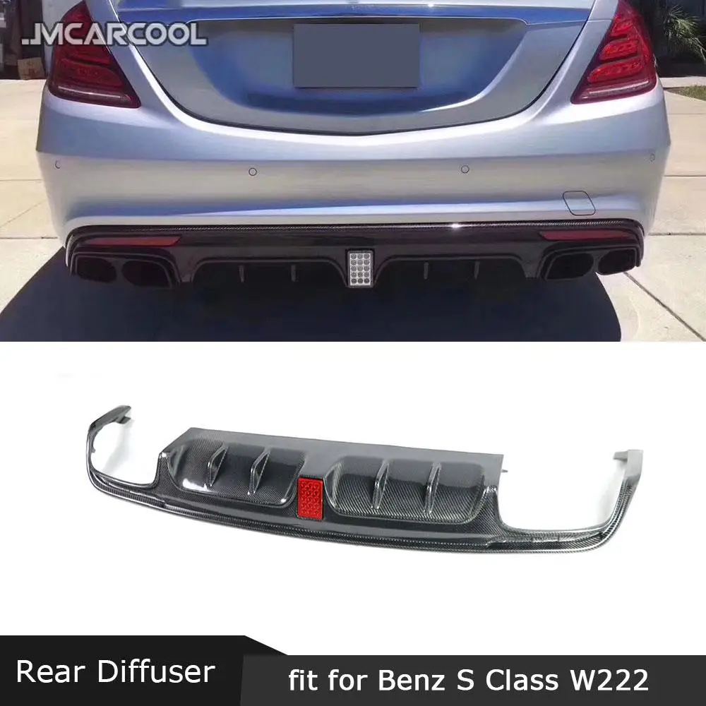 Carbon Fiber For Benz S Class W222 Rear Bumper Lip Diffuser Spoiler for Mercedes Benz S63 S65 AMG 2013-2017 B Style
Carbon Fiber For Benz S Class W222 Rear Bumper Lip Diffuser Spoiler for Mercedes Benz S63 S65 AMG 2013-2017 B Style