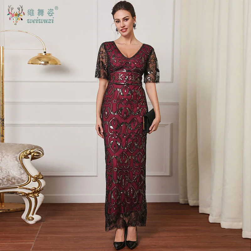 Summer Women Sexy Bodycon Sequin Bead Embroidery Elegant Evening Party Straight Long Dresses Luxury Cocktail Prom Birthday Dress
Summer Women Sexy Bodycon Sequin Bead Embroidery Elegant Evening Party Straight Long Dresses Luxury Cocktail Prom Birthday Dress