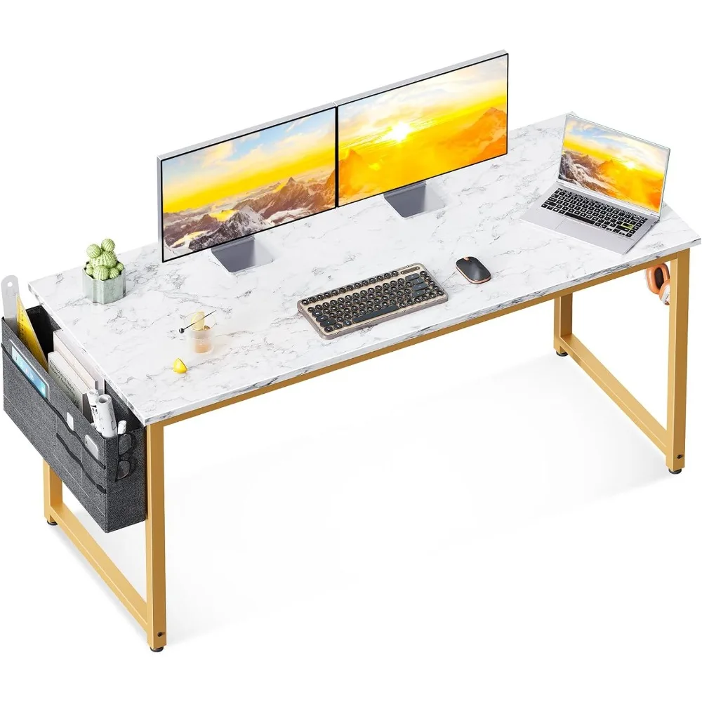 Computer Desk Large Office Desk, 55 Inch Gaming Desk with Storage, Modern PC Desk Work Table with Headphone Hook for Home Offic
Computer Desk Large Office Desk, 55 Inch Gaming Desk with Storage, Modern PC Desk Work Table with Headphone Hook for Home Offic