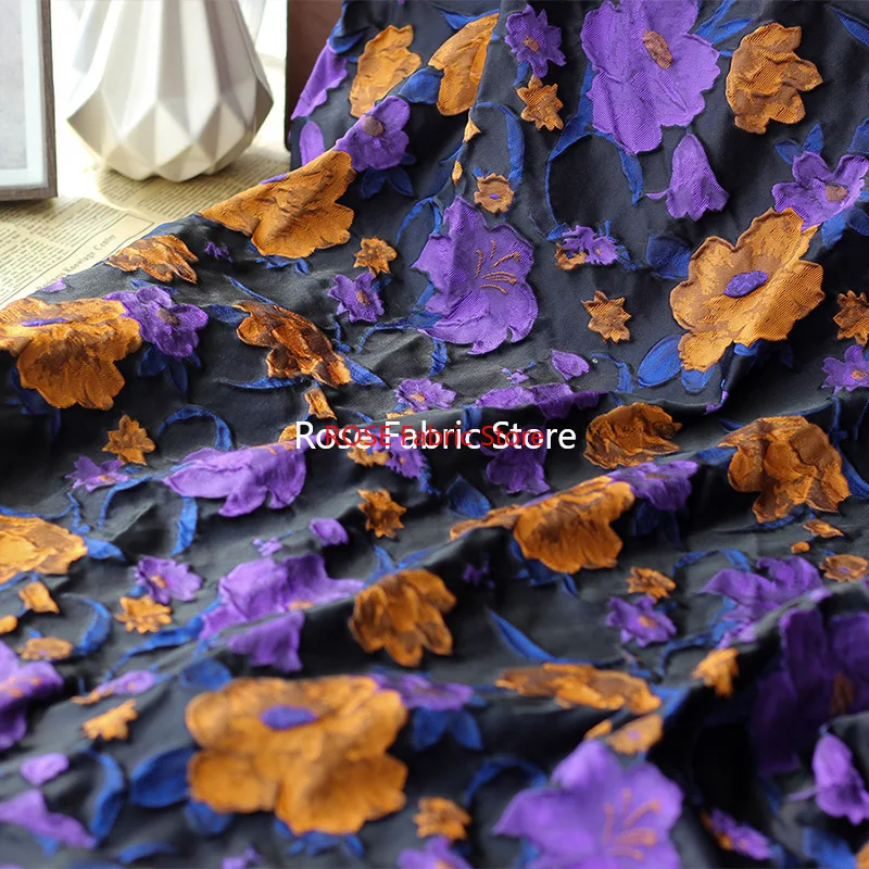 1 Meter 3D Flower Relief Jacquard Fabric Women's Dress Skirt Luggage Bag Decorative Sewing Fabric
1 Meter 3D Flower Relief Jacquard Fabric Women's Dress Skirt Luggage Bag Decorative Sewing Fabric