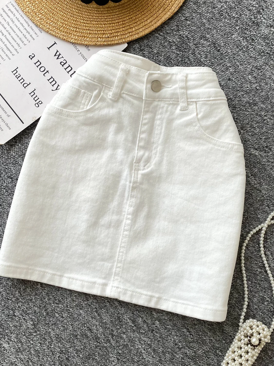 Korean Sle High Waist Skirt Women's Summer Slimming A-Line Wrap Bodycon Denim Skirt Trendy Commute Ready Ci Wear
Korean Sle High Waist Skirt Women's Summer Slimming A-Line Wrap Bodycon Denim Skirt Trendy Commute Ready Ci Wear