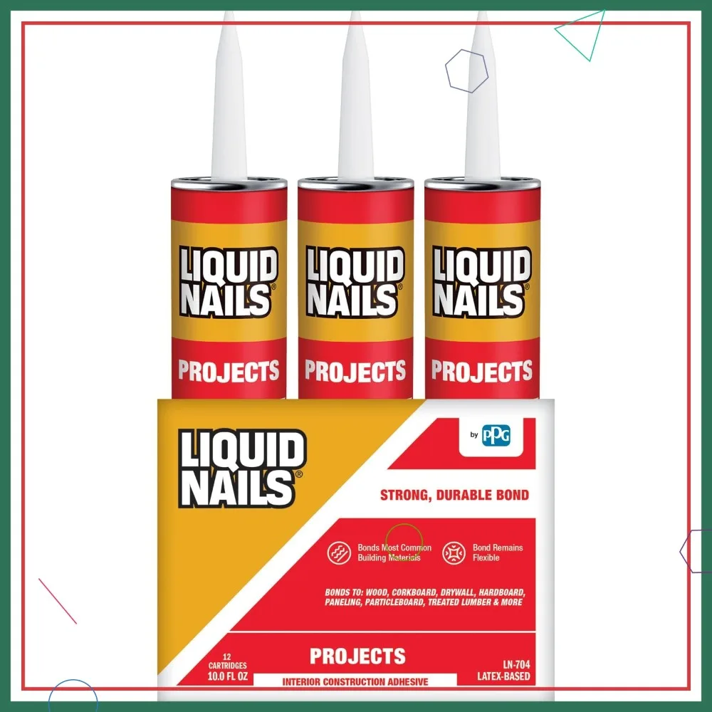 Interior Projects Construction Adhesive, 10 oz, Off-White, Latex-Based, 24 Pack
Interior Projects Construction Adhesive, 10 oz, Off-White, Latex-Based, 24 Pack