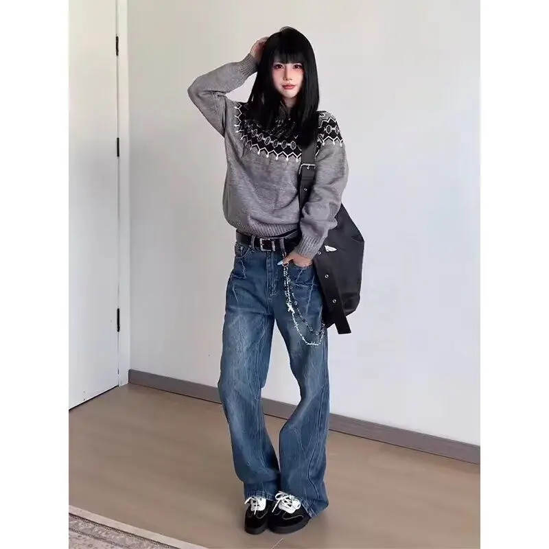 Американский вязаный свитер с V-Ne, кардиган, мужской цветной повседневный свободный крой, зимняя верхняя одежда, мягкое полиэфирное волокно
Американский вязаный свитер с V-Ne, кардиган, мужской цветной повседневный свободный крой, зимняя верхняя одежда, мягкое полиэфирное волокно