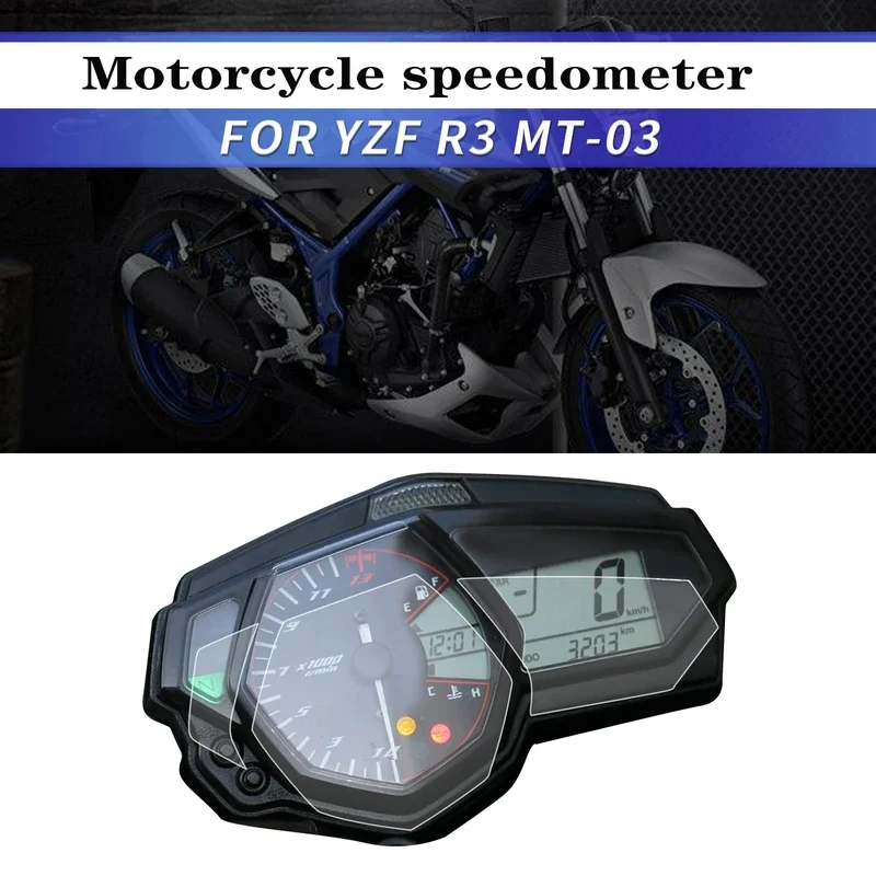 Motorcycle Speedometer Scratch Cluster Screen Protection Film Protector For YAMAHA YZF R3 MT-03 YZF-R3 MT03 YZFR3 2015-2017
Motorcycle Speedometer Scratch Cluster Screen Protection Film Protector For YAMAHA YZF R3 MT-03 YZF-R3 MT03 YZFR3 2015-2017