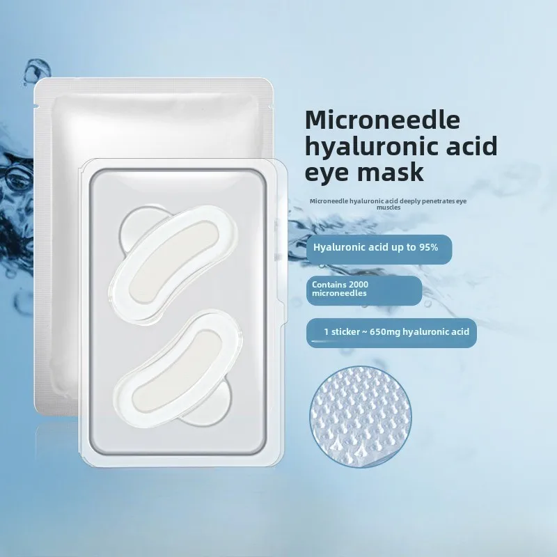 Soluble Microneedle Eye Mask Hyaluronic Acid Patch Moisturizes, Lifts, Tightens, and Reduces Dark Circles Under The Eyes
Soluble Microneedle Eye Mask Hyaluronic Acid Patch Moisturizes, Lifts, Tightens, and Reduces Dark Circles Under The Eyes