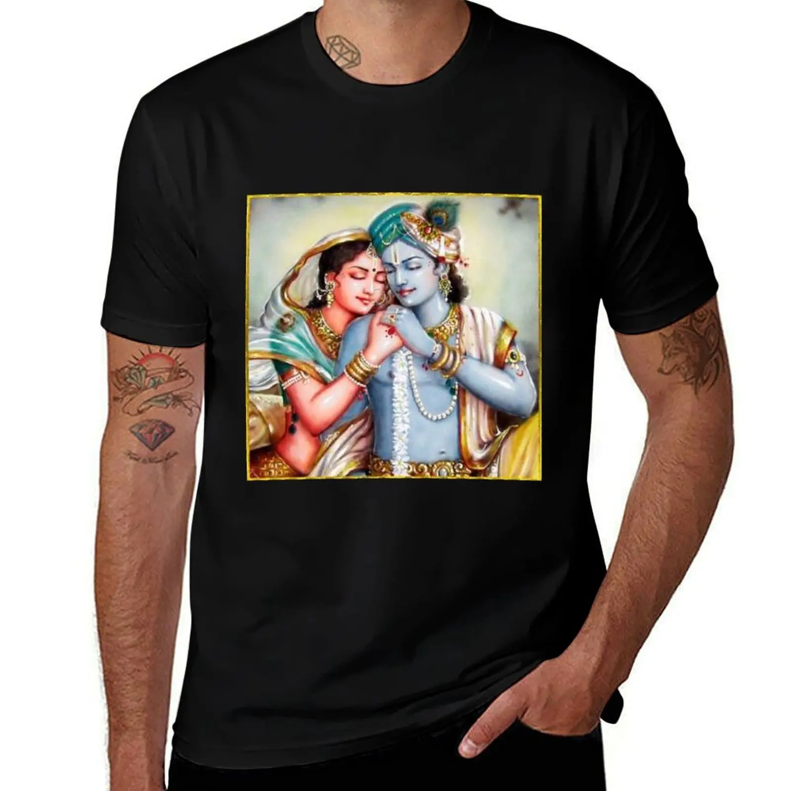 Krishna Love man for man man shirts t for Radha t t T-Shirt fit slim cotton funny shirts 100% shirts cotton
Krishna Love man for man man shirts t for Radha t t T-Shirt fit slim cotton funny shirts 100% shirts cotton