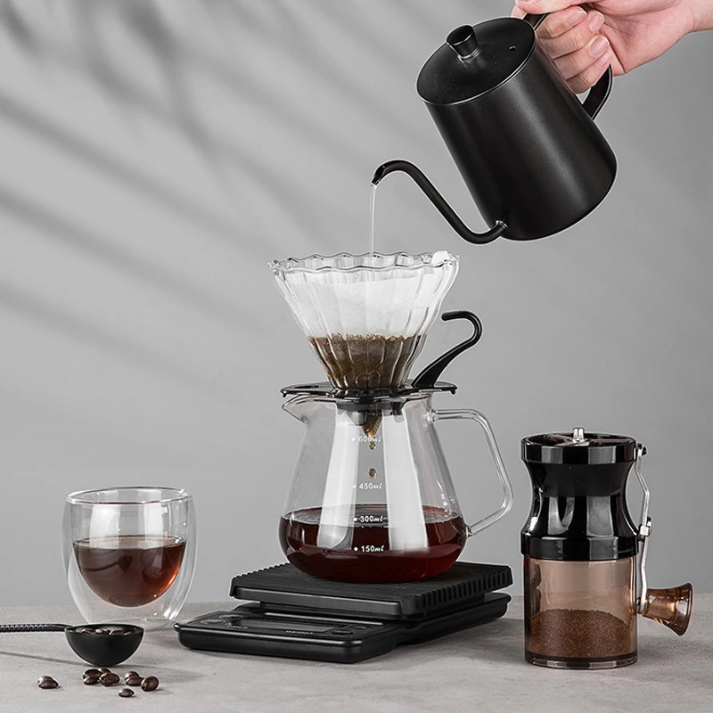 Storage Travel Hand-brewed Coffee Pot Set Complete Set of Hand-ground Coffee Pot Utensils Filter Cup Hand-brewed Pot Combination
Storage Travel Hand-brewed Coffee Pot Set Complete Set of Hand-ground Coffee Pot Utensils Filter Cup Hand-brewed Pot Combination
