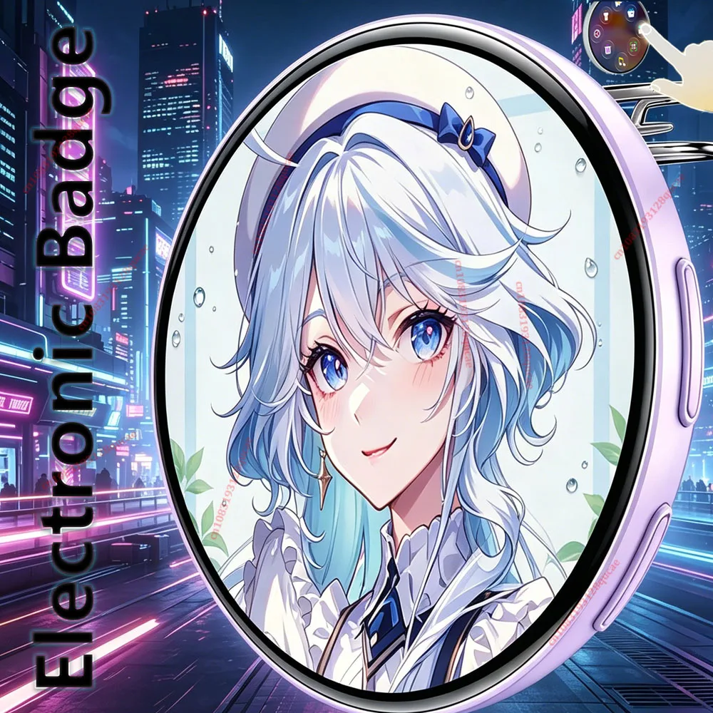 Electronic Badge HD Touchscreen Digital Photo Display Brooch Electronic Badge Anime Pins for Backpacks Christmas Boys Girls Gift
Electronic Badge HD Touchscreen Digital Photo Display Brooch Electronic Badge Anime Pins for Backpacks Christmas Boys Girls Gift