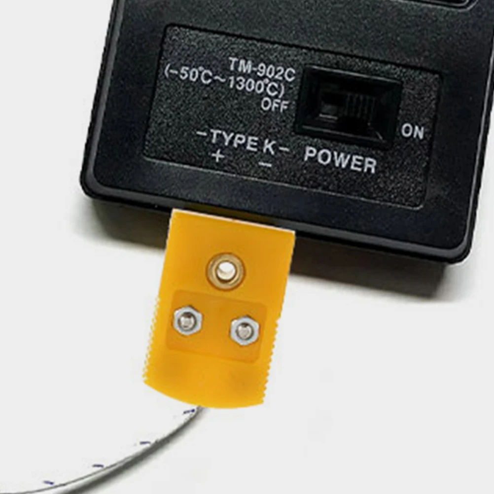 2 Pairs K Type Thermocouple Plug Socket Male Female Connector ange Cable Wire Electrical High Temperature Durability Stable
2 Pairs K Type Thermocouple Plug Socket Male Female Connector ange Cable Wire Electrical High Temperature Durability Stable