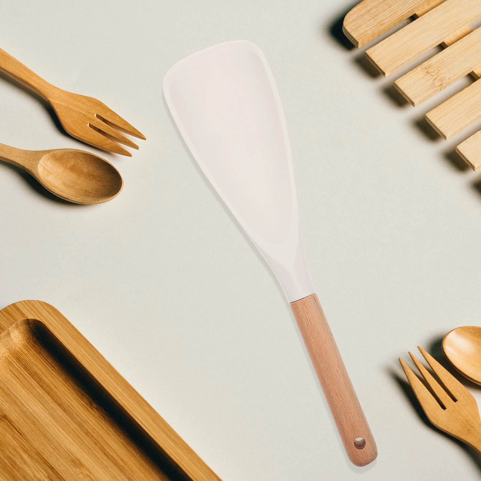 Rice Cooker Spoon Scoop Kitchen Utensil Cooking Silica Gel Serving Spatula Scooping
Rice Cooker Spoon Scoop Kitchen Utensil Cooking Silica Gel Serving Spatula Scooping
