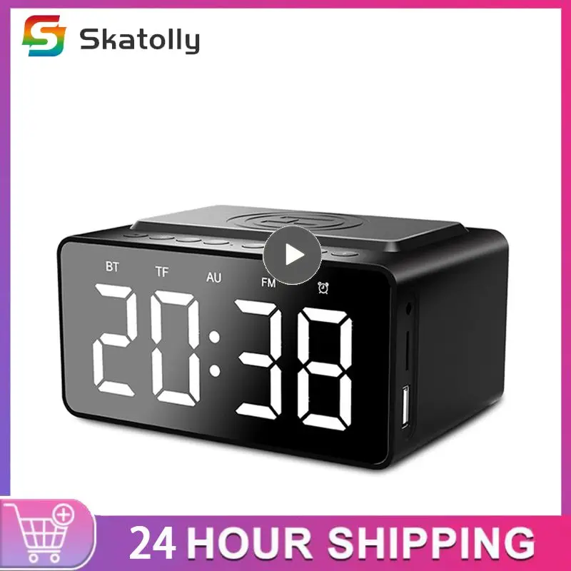 Led Led Display Wireless Charging High And Low Frequencies Mirror Alarm Clock High Definition Reception Led Alarm Sound System
Led Led Display Wireless Charging High And Low Frequencies Mirror Alarm Clock High Definition Reception Led Alarm Sound System