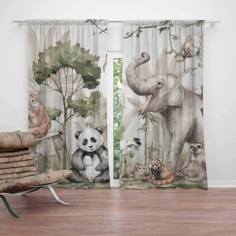Safari Animals Curtains Kids Bedroom Curtains Playroom Black Out Nursery Decor Baby Room Curtains Bedroom Living Room Curtain
Safari Animals Curtains Kids Bedroom Curtains Playroom Black Out Nursery Decor Baby Room Curtains Bedroom Living Room Curtain