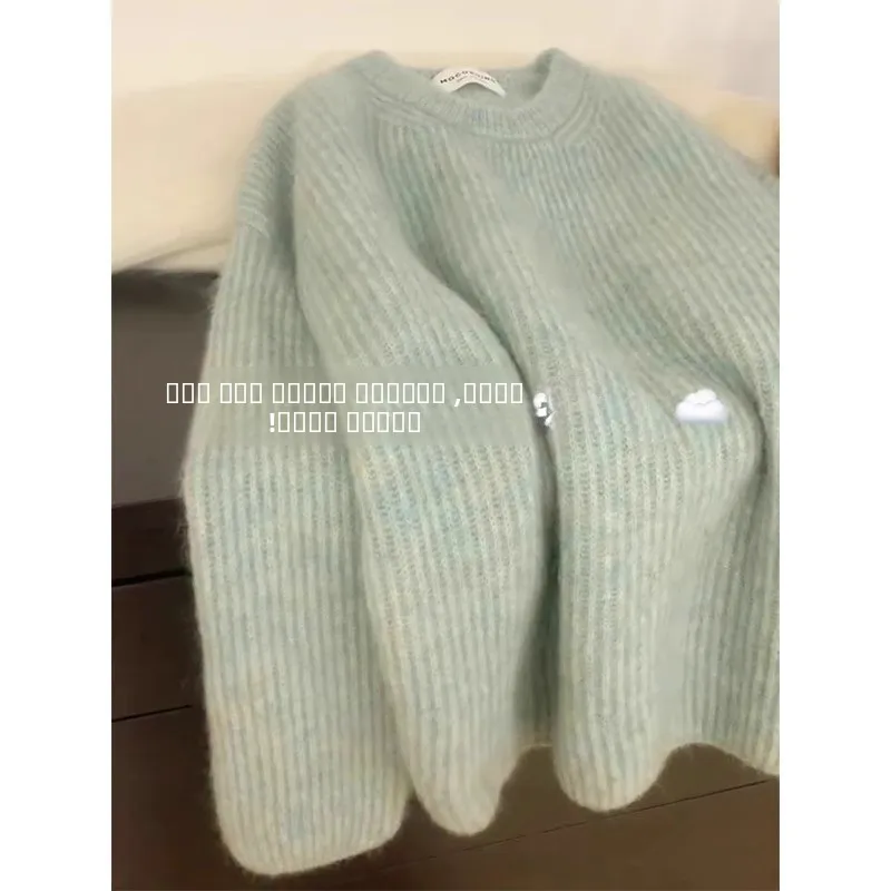 Soft Cr Bear Fur Women's Sweater Thiened Overhead Knitted Winter Top Comfortable Lazy Sle Inner Wear Commute Faion
Soft Cr Bear Fur Women's Sweater Thiened Overhead Knitted Winter Top Comfortable Lazy Sle Inner Wear Commute Faion