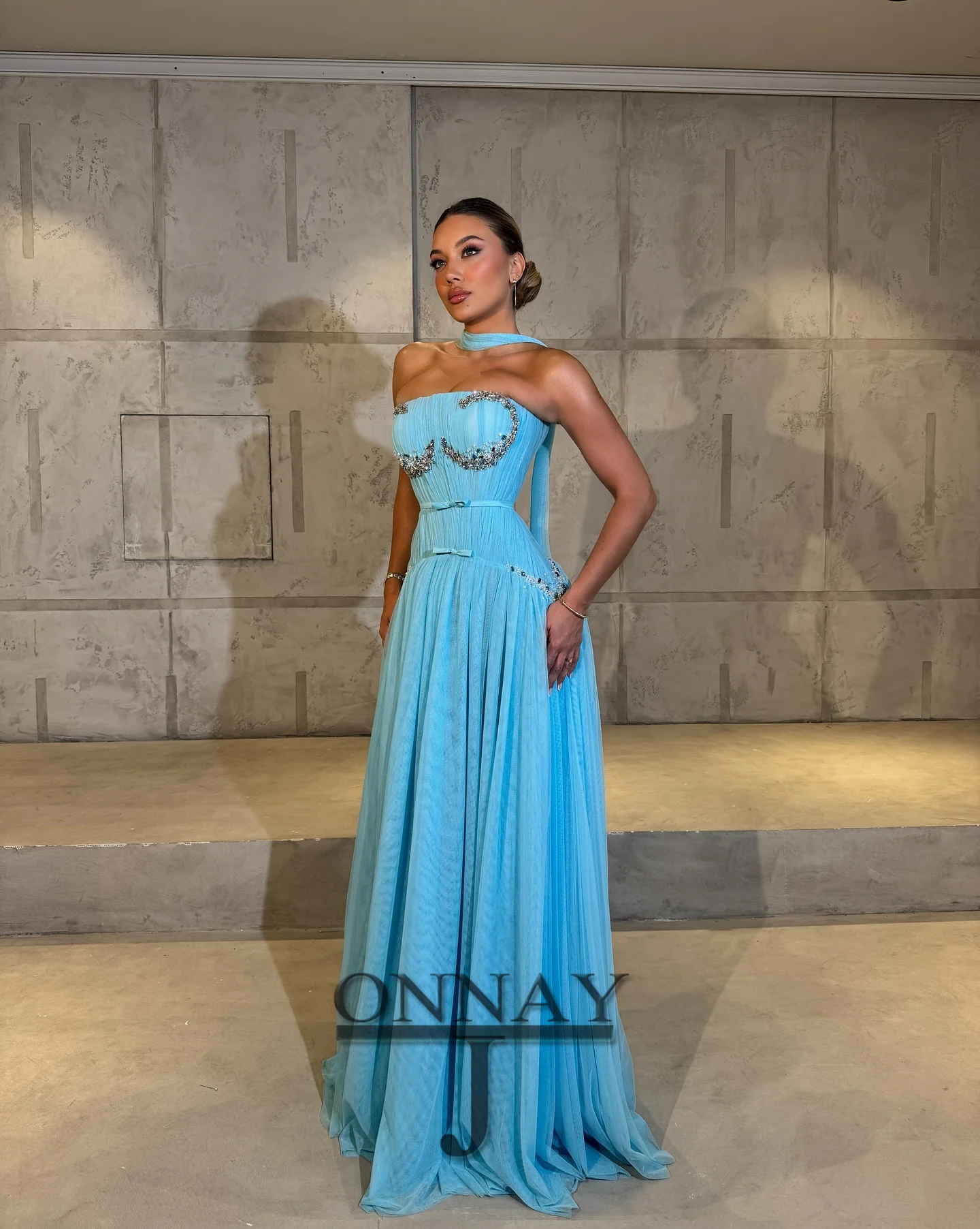 S1016 Stylish Maxi Chiffon Prom Dresses for Women Crystals Saudi Arabric Gala Bespoke Pageant Vestidos De Fiesta Plus Customized
S1016 Stylish Maxi Chiffon Prom Dresses for Women Crystals Saudi Arabric Gala Bespoke Pageant Vestidos De Fiesta Plus Customized