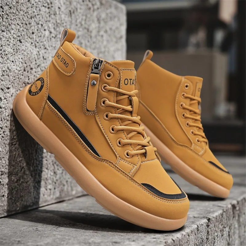 Зимние мужские ботинки, мужская мотоциклетная нескользящая обувь с высоким берцем, рабочие ботильоны, повседневные кроссовки, мягкие и удобные
Зимние мужские ботинки, мужская мотоциклетная нескользящая обувь с высоким берцем, рабочие ботильоны, повседневные кроссовки, мягкие и удобные