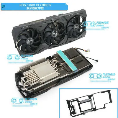 The Cooler for ASUS ROG STRIX RTX2070S RTX2080 RTX2080S RTX2080Ti Graphics Video Card
The Cooler for ASUS ROG STRIX RTX2070S RTX2080 RTX2080S RTX2080Ti Graphics Video Card