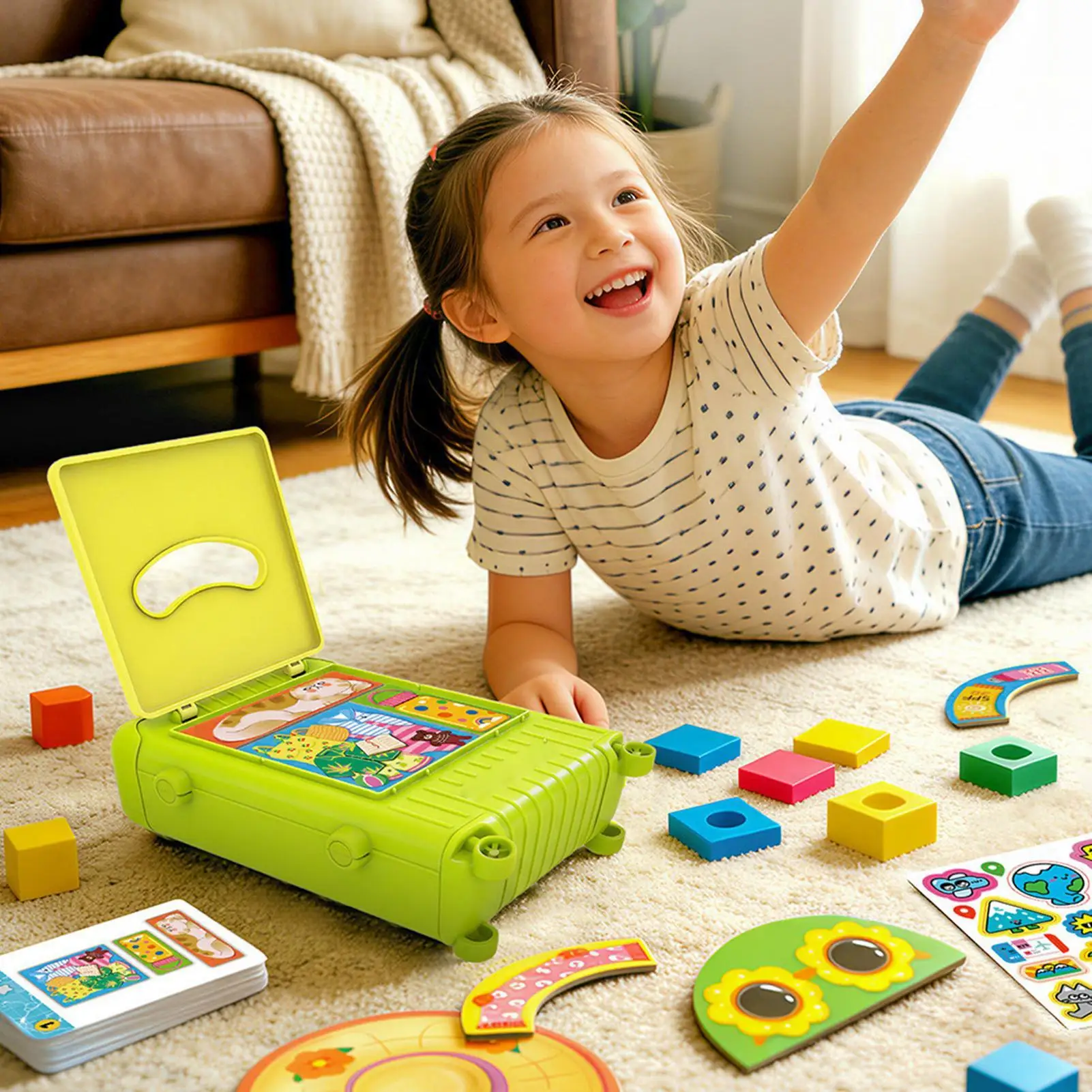 Portable Packing Game for Kids Mini Suitcase Simulation Trolley Case new Educational Memory Matching Game
Portable Packing Game for Kids Mini Suitcase Simulation Trolley Case new Educational Memory Matching Game