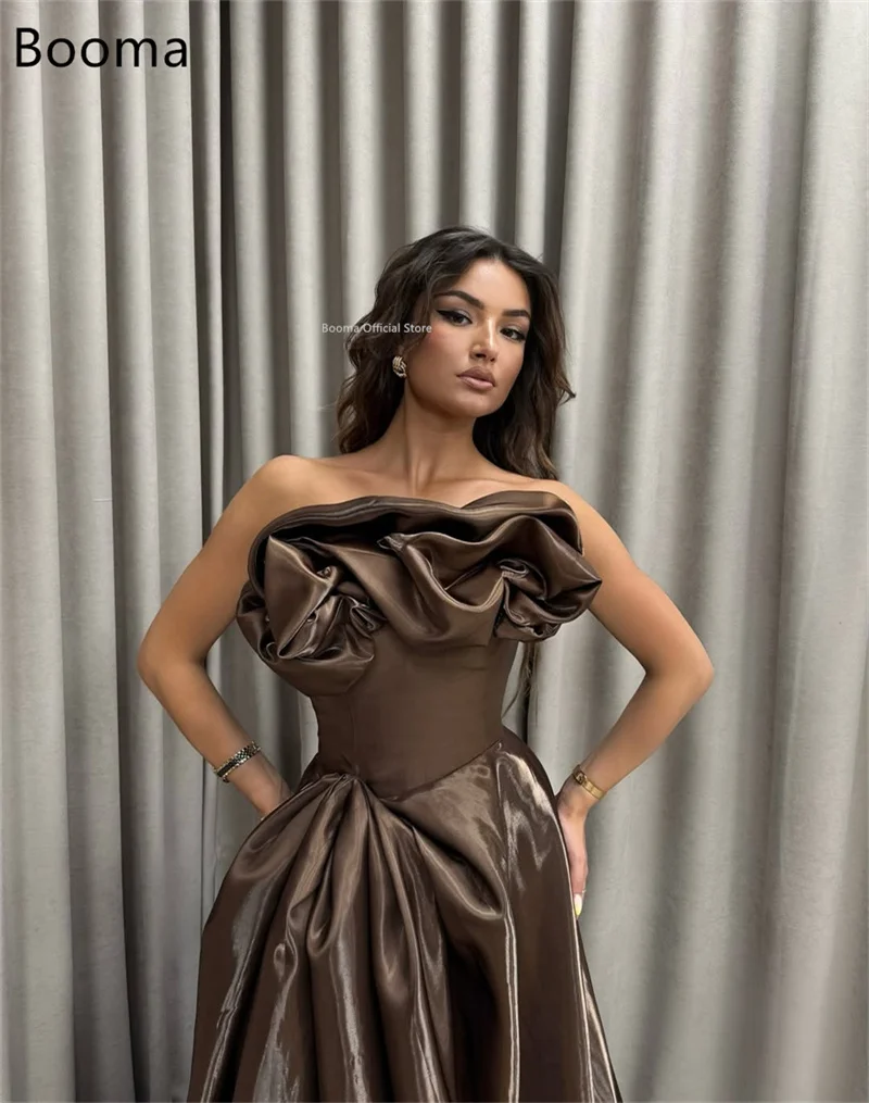Booma Strapless A-Line Simple Evening Dresses Formal Party Gowns for Women Sleeveless Pleat Elegant Prom Gown Customize 2025
Booma Strapless A-Line Simple Evening Dresses Formal Party Gowns for Women Sleeveless Pleat Elegant Prom Gown Customize 2025