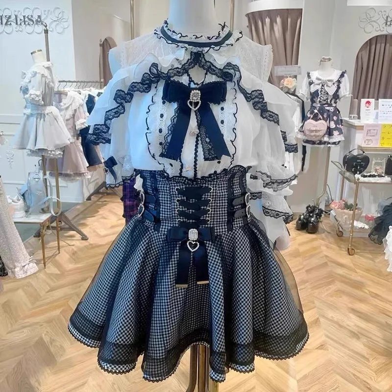 Lolita Japanese Style Leather Buckle Girls' High Waist Skirts Mass Production New Arrival Belt Buckle Short Skirt Women
Lolita Japanese Style Leather Buckle Girls' High Waist Skirts Mass Production New Arrival Belt Buckle Short Skirt Women