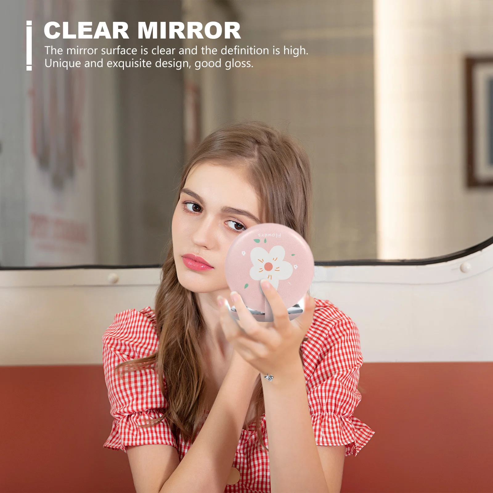1Pcs Mini Portable Make-Up Mirror Delicate Pocket Mirror Solid Structure Pressure Resistant for Makeup Touch Ups
1Pcs Mini Portable Make-Up Mirror Delicate Pocket Mirror Solid Structure Pressure Resistant for Makeup Touch Ups