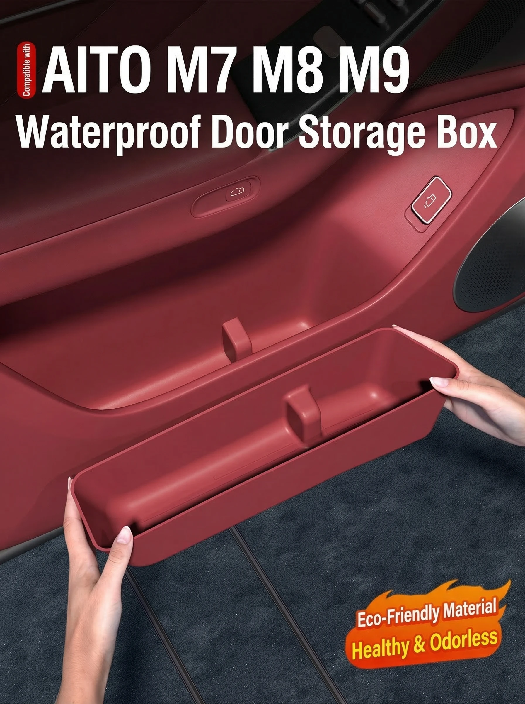 Car Door Storage Box for AITO M8 M9 2025 2024 Accessories Door Pocket Organizer Tray Interior Umbrella Holder Slot Trim
Car Door Storage Box for AITO M8 M9 2025 2024 Accessories Door Pocket Organizer Tray Interior Umbrella Holder Slot Trim
