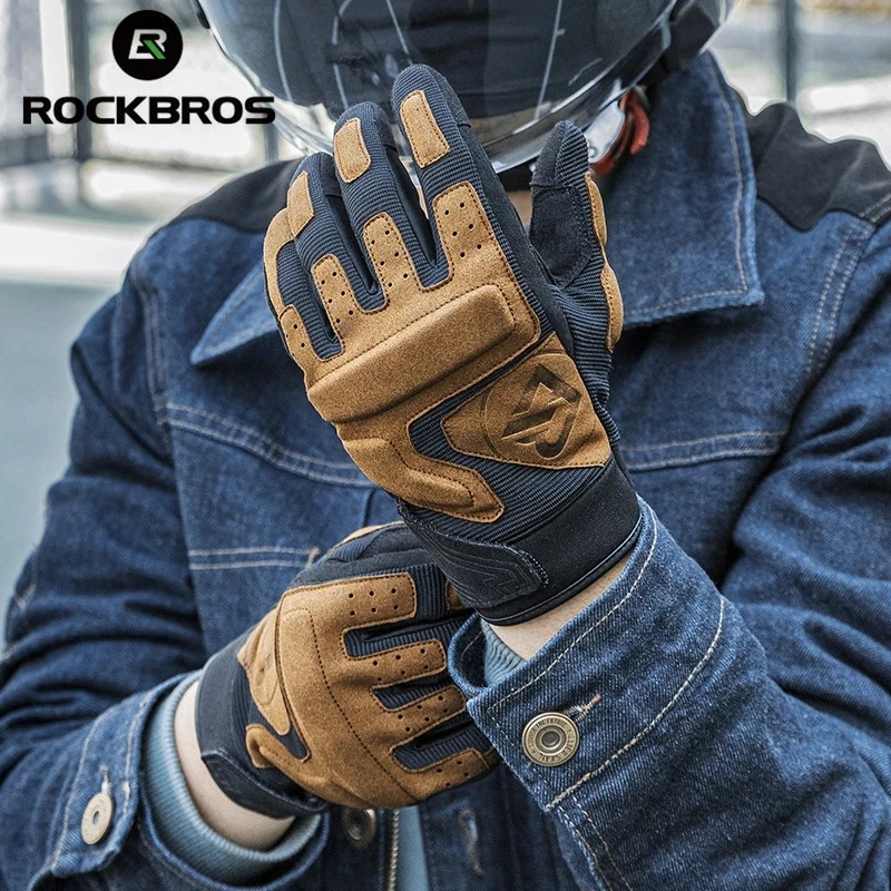 Велосипедные перчатки ROCKBROS для мужчин и женщин, мотоциклетные перчатки для сенсорных экранов, ударопрочные, с закрытыми пальцами, для горного велосипеда, весна-осень
Велосипедные перчатки ROCKBROS для мужчин и женщин, мотоциклетные перчатки для сенсорных экранов, ударопрочные, с закрытыми пальцами, для горного велосипеда, весна-осень
