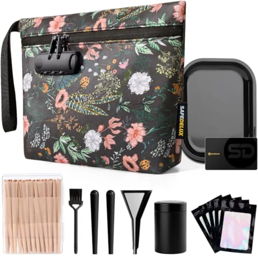 Smell Proof Bag, Odor Proof Bag with Combination Lock, Durable Smell Proof Container with Carbon Lining, Secure Odorless Travel
Smell Proof Bag, Odor Proof Bag with Combination Lock, Durable Smell Proof Container with Carbon Lining, Secure Odorless Travel