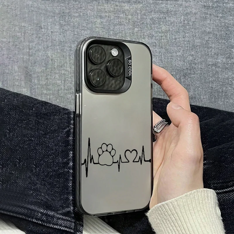 Heart-shaped dog paw prints phone case for iPhone 17 16 15 14 13 12 11 Pro/ Max/Plus shock-proof rear cover anti-fingerprint
Heart-shaped dog paw prints phone case for iPhone 17 16 15 14 13 12 11 Pro/ Max/Plus shock-proof rear cover anti-fingerprint