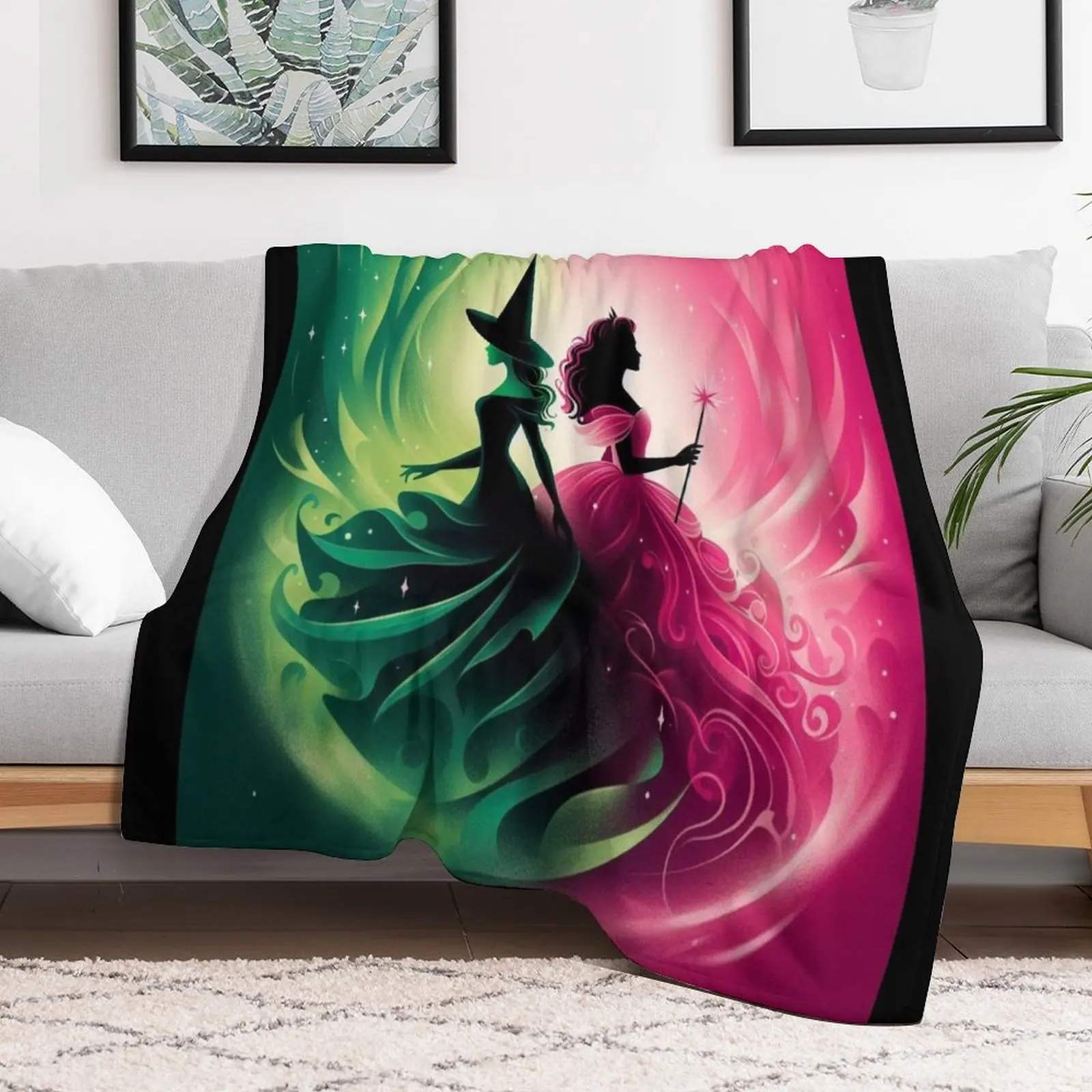 Elphaba & Glinda Wicked the Musical Defying Gravity Throw Blanket Bed Beach Heavy Blankets 
Elphaba & Glinda Wicked the Musical Defying Gravity Throw Blanket Bed Beach Heavy Blankets
